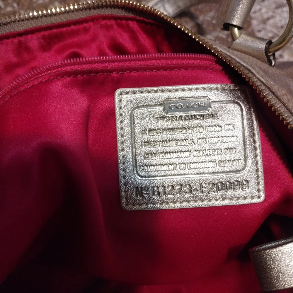 COACH Poppy Daisy Tote Bag Rare Limeted Edition VINTAGE - Picture 6 of 11